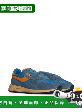 AUTRY 男士运动鞋 WWLMUT02 SS2025 蓝色 Reelwind Blue Suede Sn