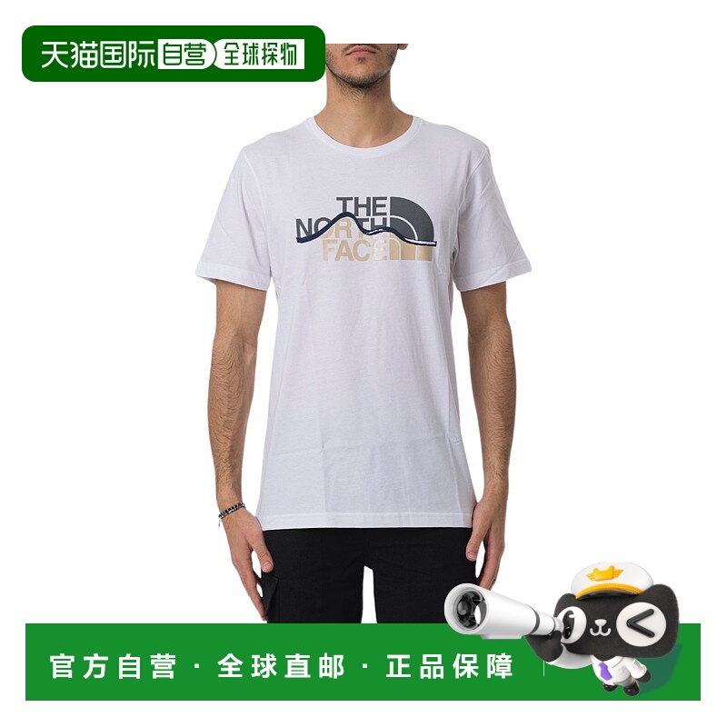 1h可退 THE NORTH FACE 男士T恤 NF0A87NTFN41 SS2025 白色短袖