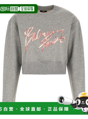 BALMAIN 女士卫衣 GF1JO080BD43YIW SS2026 灰色 