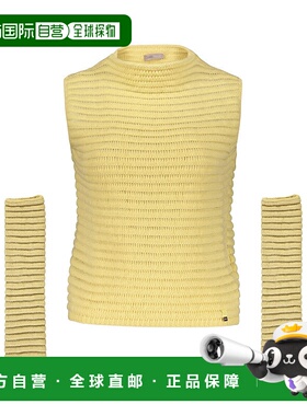 HERNO 女士针织衫 MG00014DR701553020 AW2023 黄色背心