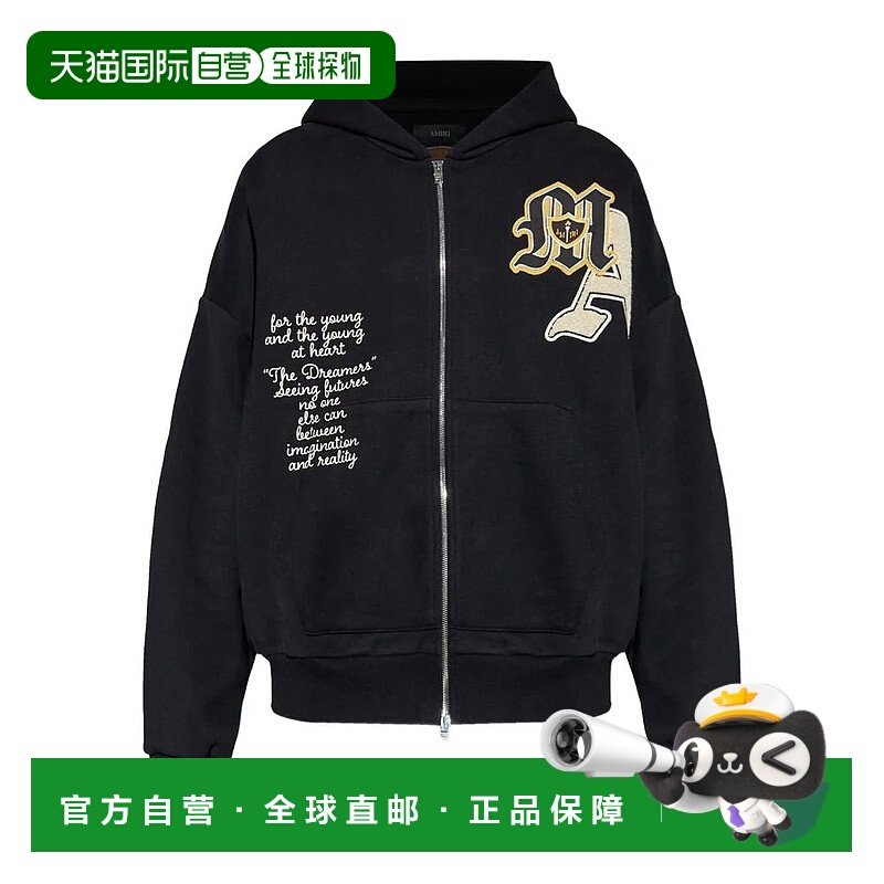 1h可退 AMIRI 男士针织衫 AMTOJR1014BLACK SS2026 黑色 Amiri Sw