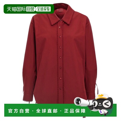 GUCCI 女士衬衫 830353Z7ADR6052 SS2025 红色
