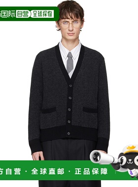 1h可退 潮奢 Thom Browne 汤姆 布朗 男士 灰色 Merino Wool Inta