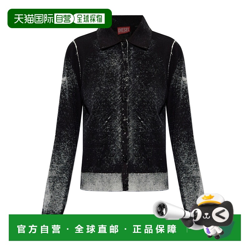 1h可退 DIESEL 女士外套 A218340BKCB9XX SS2026 黑色 长袖针织开