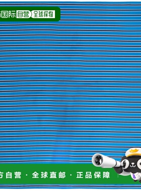 1h可退 潮奢 toteme 女士 蓝色 & 海军蓝 Striped Silk 方巾 261W