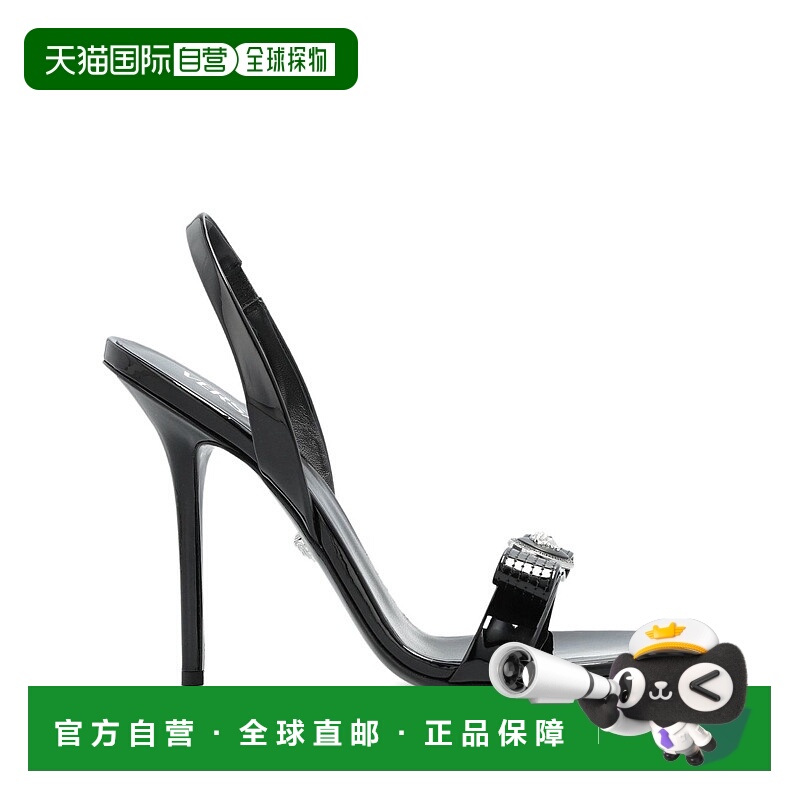 1h可退 VERSACE 女士高跟鞋 1022060D2VE1B00P AW2025 黑色