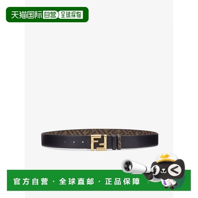 FENDI 男士腰带 7C0488AFF2F1A94 SS2026 黑色 Fendi belt multic