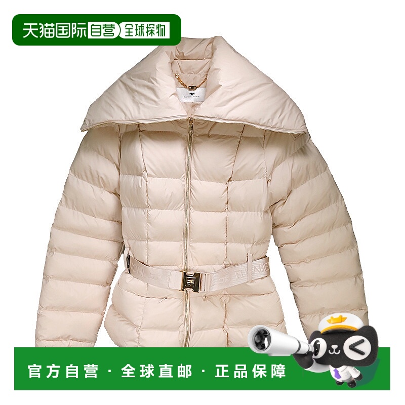 ELISABETTA FRANCHI 宽领短版尼龙外套外套PI76D46E2CI4女