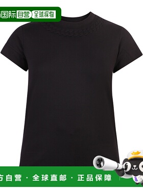 GIVENCHY 女士衬衫 BW707Y3Z4Z001 AW2022 黑色 Chain T-shirt in