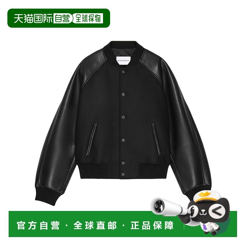 GIVENCHY 男士外套 BM01F26Y43001 SS2026 黑色 ‘bomber’ jacke