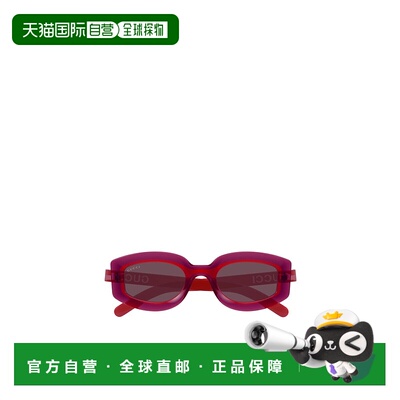 GUCCI 女士眼镜 GG1719S004 CO 红色 几何框太阳镜