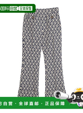 VALENTINO 女士休闲裤 BRB647915QXA SS2025 灰色 提花休闲裤