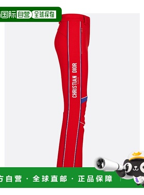 DIOR 女士休闲裤 147P65B2120X3905 SS2025 红色 徽标滑雪裤