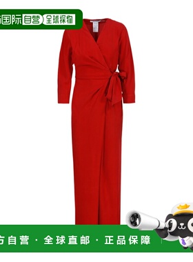 1h可退 MAX MARA 女士连体裤 1241013206016 SS2023 红色 徽标连