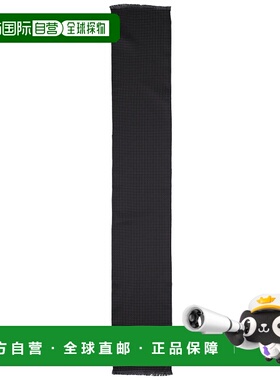 1h可退 TOM FORD 男士围巾 SSE024SSP02ZBLAW AW2025 黑色配饰