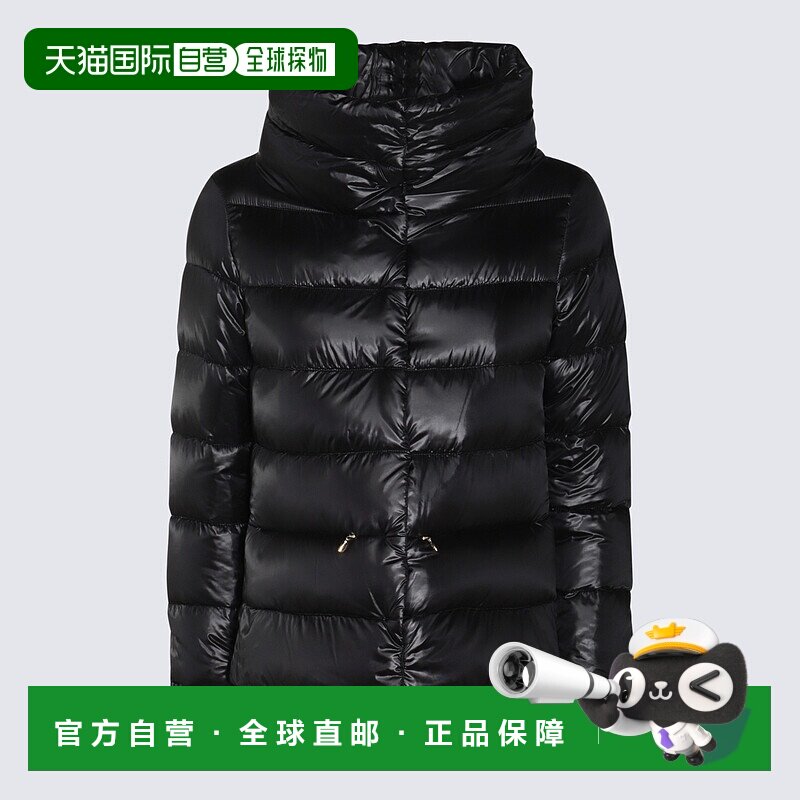 HERNO 女士外套 PI001781D12017Z9300 CO 黑色 长袖棉服