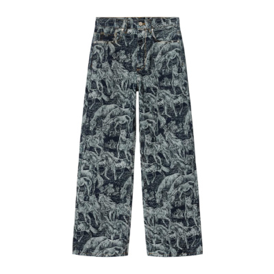 ALL SAINTS 女士牛仔裤 W024EE10358 SS2026 灰色 Blake 提花牛仔