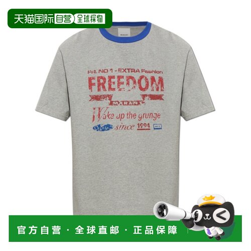 ISABEL MARANT 男士T恤 TS0338HBD3N05H02GY AW2026短袖