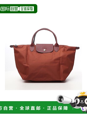 LONGCHAMP 女士手提包 L1623089504 CO 酒红色 LE PLIAGE ORIGINA