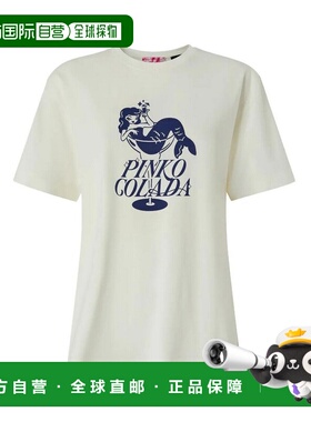 PINKO 女士T恤 105526A33NZE1 CO 白色 Strepitoso T-Shirt