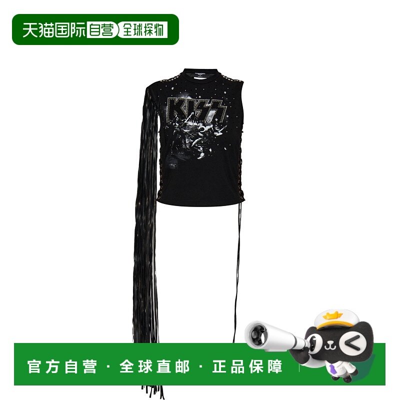 DSQUARED2 女士背心吊带 S72GD0612D20035900 CO 黑色