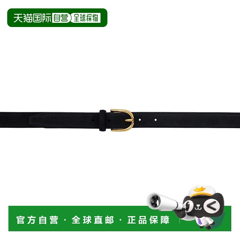 潮奢 andersons 女士 黑色 Skinny Nubuck 腰带 A0326AF392102PL1