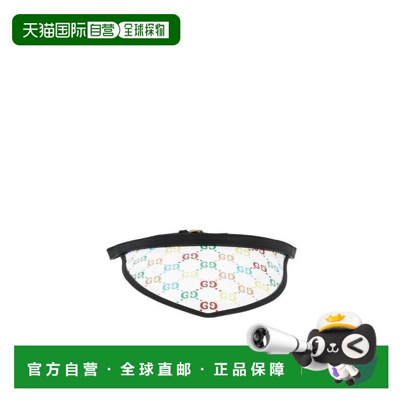 GUCCI 男士帽子 5500594HF221080 SS2020 白色 Guccissima遮阳帽