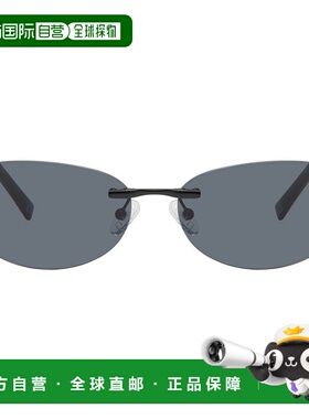 1h可退 潮奢 Le Specs 女士 黑色 Slinky 太阳镜 SLINKY