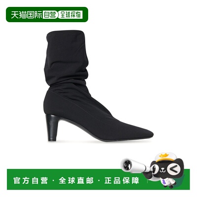 1h可退 潮奢 The Row 女士 FELICE 黑色布织短靴 F1682W193