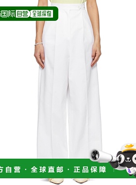 1h可退 潮奢 Givenchy 纪梵希 女士 白色褶裥长裤 BW515714X0裤子