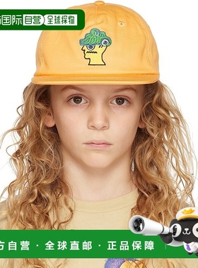 1h可退 潮奢 Brain Dead 女童 橙色 Overcast 儿童棒球帽童装 BDF