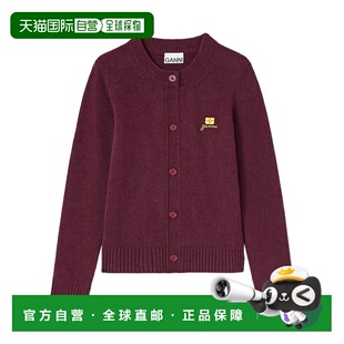 AW2025 K2593436 红色 Ganni GANNI Sweaters开衫 女士针织衫