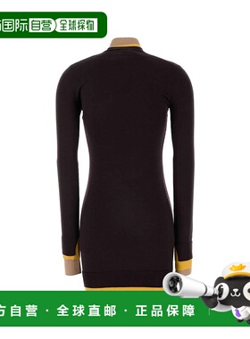 FENDI 女士连衣裙 FZDC36ASJGF0AU3-31 AW2024紫色包臀裙