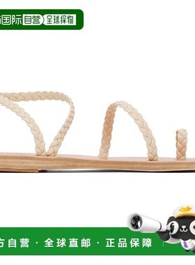 1h可退 潮奢 Ancient Greek Sandals 女士 灰白色 Eleftheria 凉