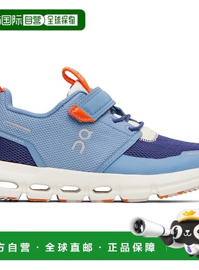 1h可退 潮奢 On 女童 蓝色 Cloud Play 儿童运动鞋童鞋童装 3KD11