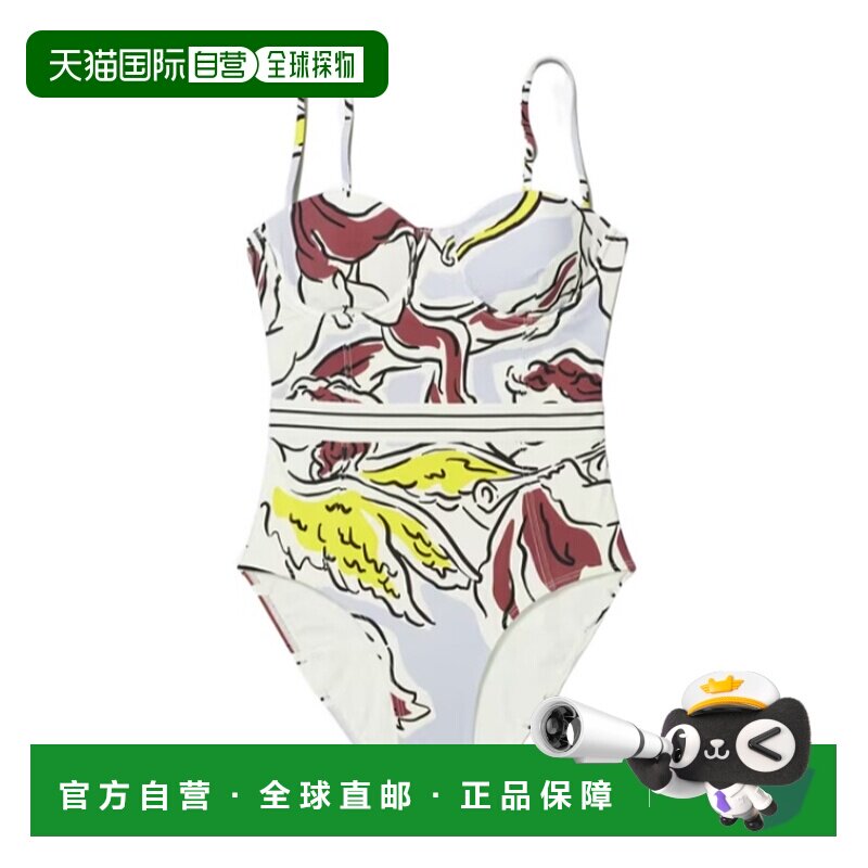 TORY BURCH 女士泳装 181806510 SS2026 白色 半罩杯泳衣