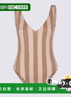 FENDI 女士泳装 FXBA39AT8GF1SW0 SS2025 花色 双面泳衣