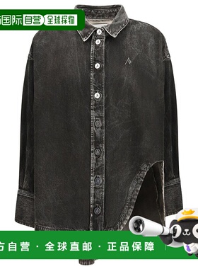 1h可退 潮奢 The Attico 女士 Attico 標誌刺繡牛仔襯衫 260WCB00