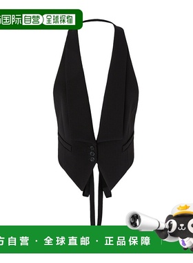 PINKO 女士背心吊带 105109A2JLZ99 SS2025 黑色 PINKO X Patrick