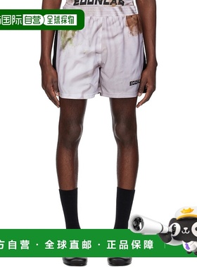1h可退 潮奢 EGONLAB. 男士 灰色运动短裤 SS25SHORT004休闲裤