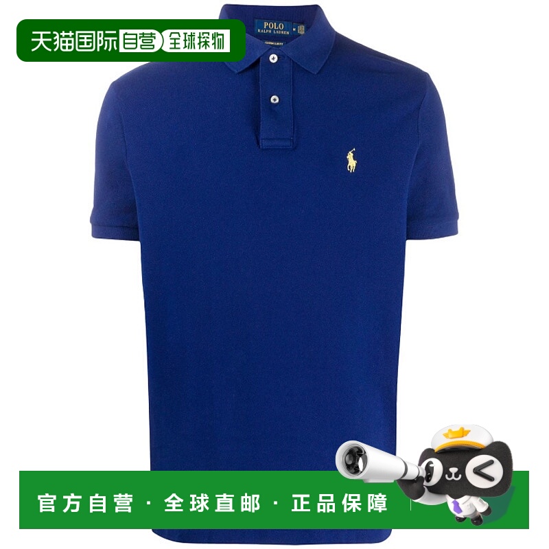 1h可退 POLO RALPH LAUREN 男士T恤 782592009 SS2021 蓝色短袖