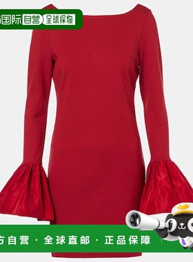 1h可退 潮奢 Staud 女士 Hawthorne 荷叶边迷你连衣裙包臀裙