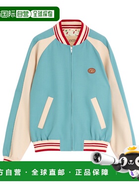 VALENTINO 男士夹克 VCIP634K8DYA AW2025 蓝色 CHAT DE LA MAISO