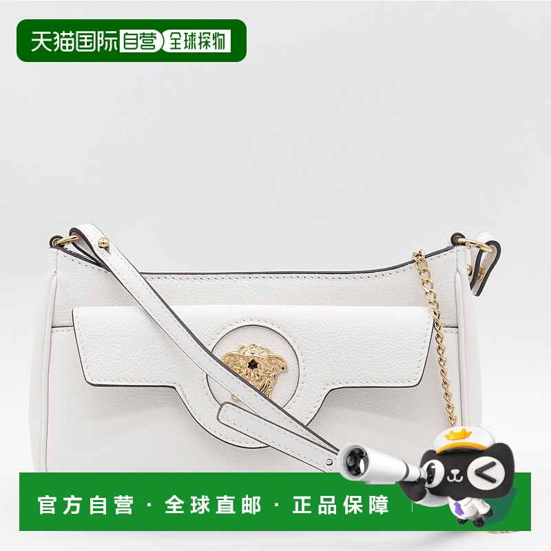 1h可退 VERSACE 女士斜挎包 1017739DVIT2T1W00V AW2025 白色