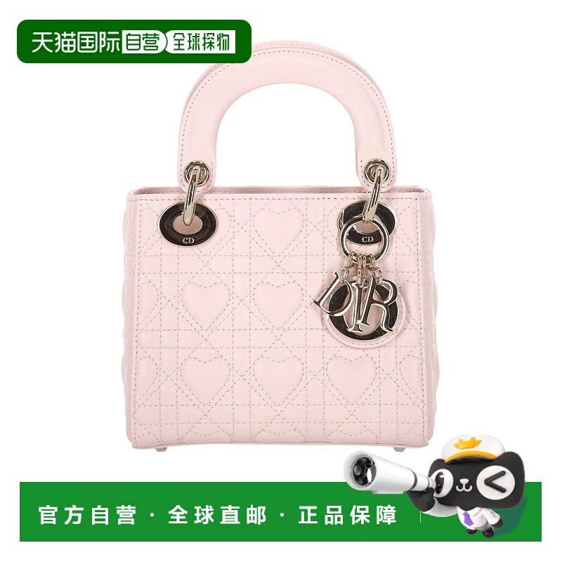 1h可退 DIOR 女士手提包 M0639OGNIM02N AW2025 粉红色 徽标手提