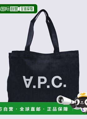 A.P.C. 女士手提包 COCSXM61446IAI SS2025 蓝色托特包单肩包