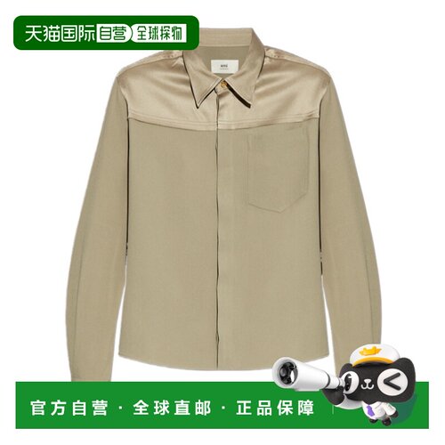 1h可退 奢淘 Ami Paris 翻领长袖衬衫 女 FSH020AC0014.