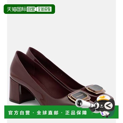 1h可退 潮奢 Salvatore Ferragamo 菲拉格慕 女士 Vella 60 漆皮
