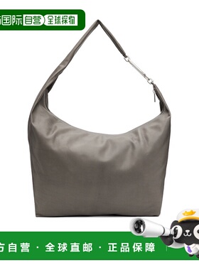 RICK OWENS 男士斜挎包 RA02E0724LCA34 AW2025 灰色手提包单肩包