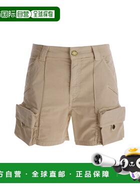 PINKO 女士短裤 102992A1M4D06BEIGE SS2024 卡其色